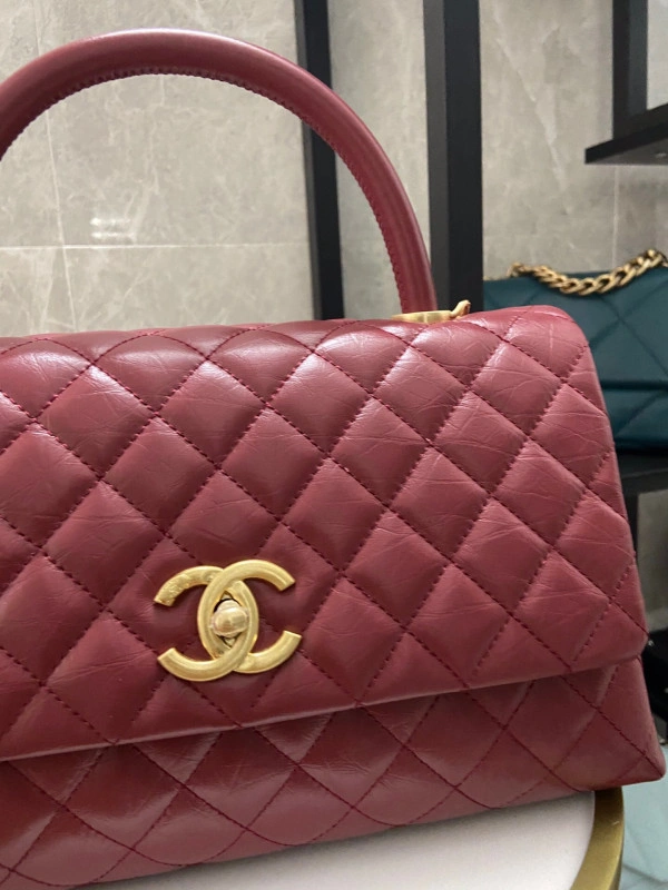 CHANEL COCO HANDLE BAG Fashionable 1046 - Image 7