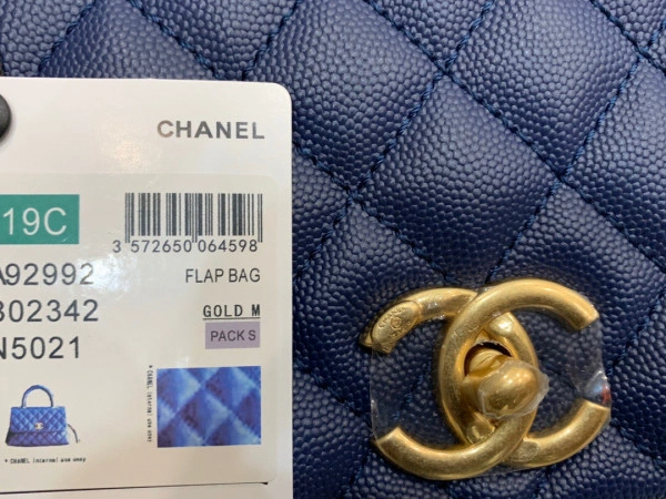 Trendy CHANEL COCO HANDLE BAG 1050 - Image 8