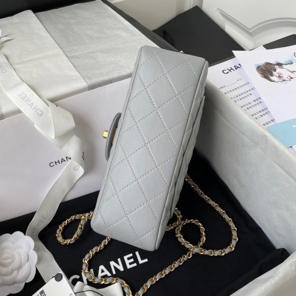 CHANEL MINI FLAP BAG WITH TOP HANDLE AllSeason 1016 - Image 7