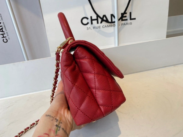 CHANEL MINI FLAP BAG WITH TOP HANDLE NewStyle 1040 - Image 6