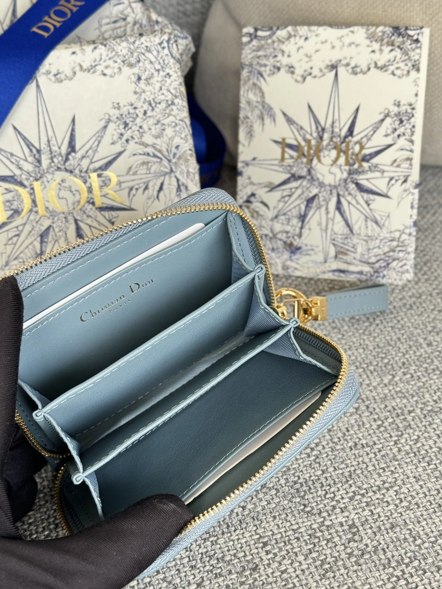 Bright 6556 Christian Dior AAA Wallets For Women - Image 5