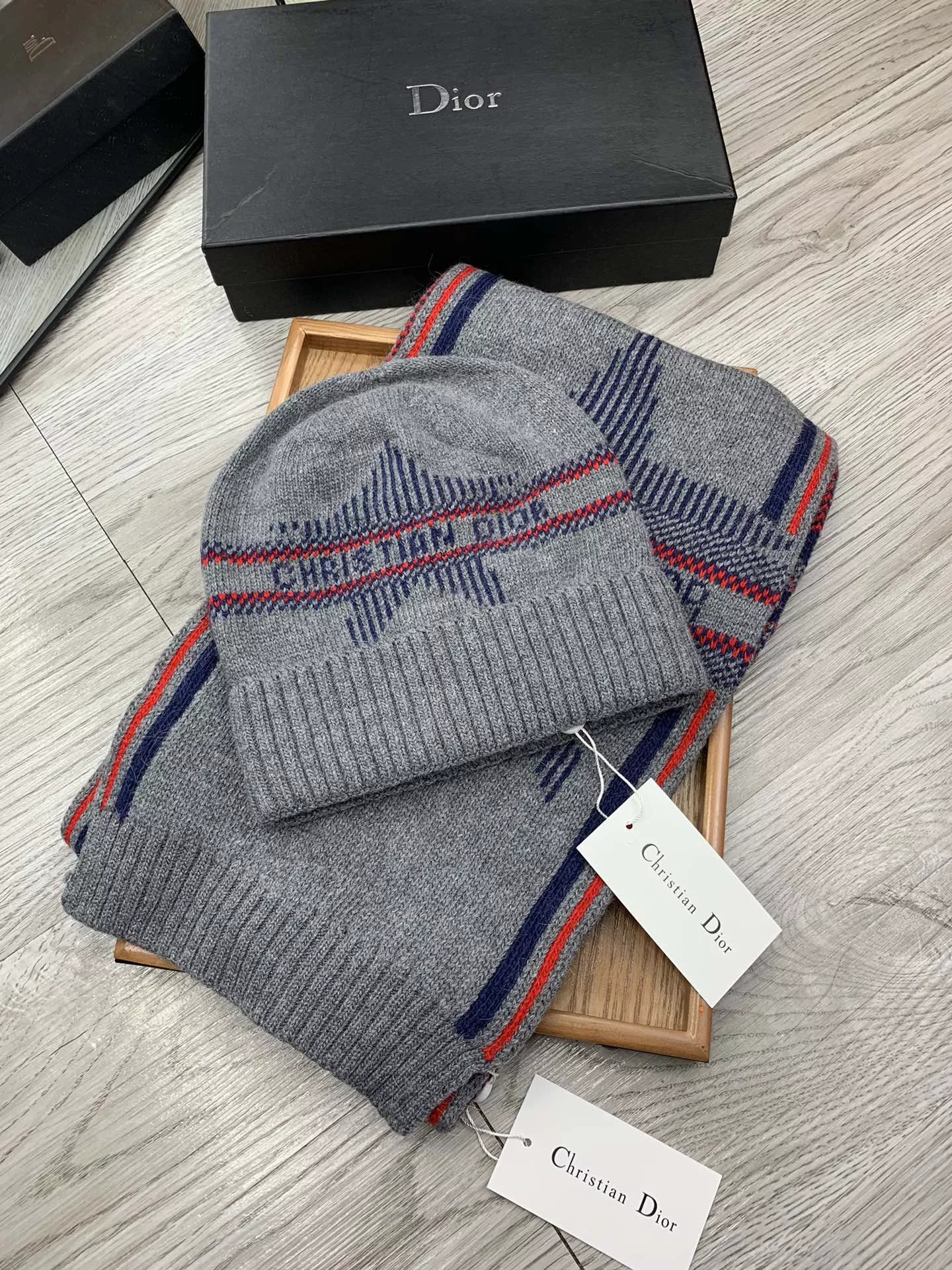 Christian Dior Hat and Scarf Set Affordable 637 - Image 3