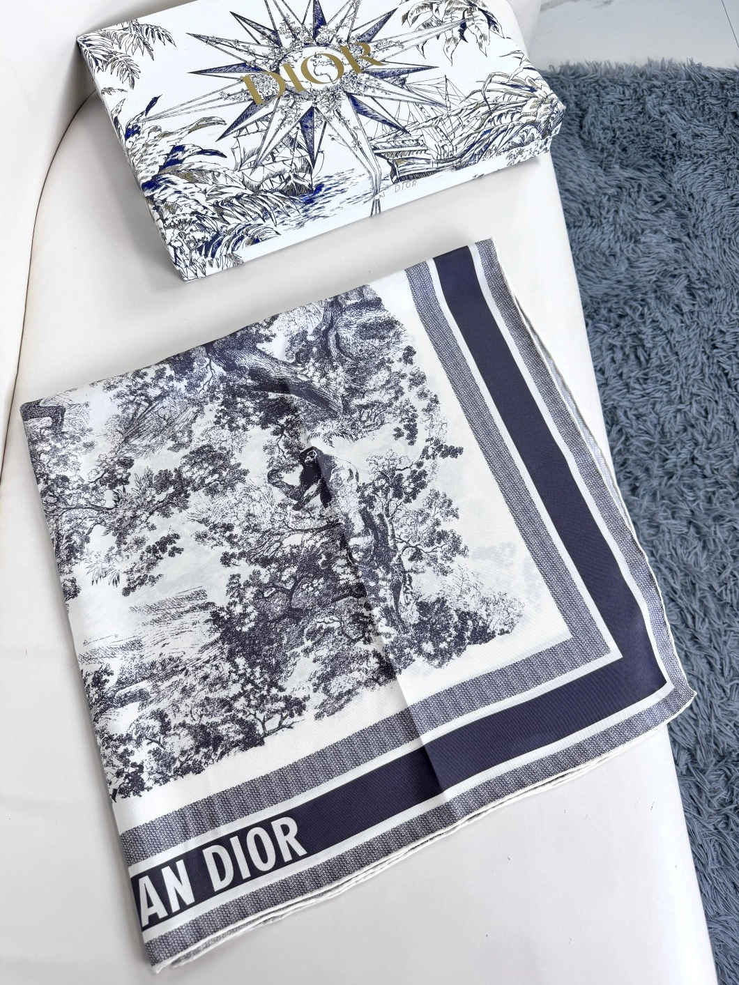 Christian Dior Silk Squares For Women Elegant 2663