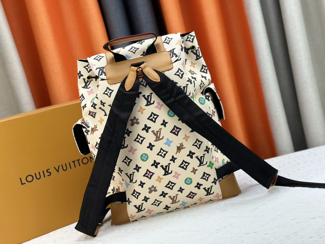 Comfortable 9245 Louis Vuitton AAA Quality Backpacks For Unisex - Image 4
