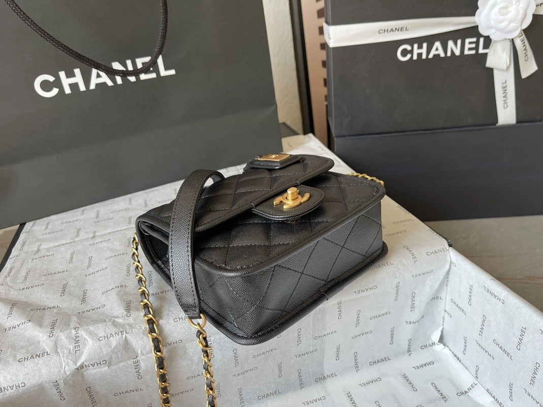 Compact 7301 Chanel AAA Quality Messenger Bags For Women - Image 3