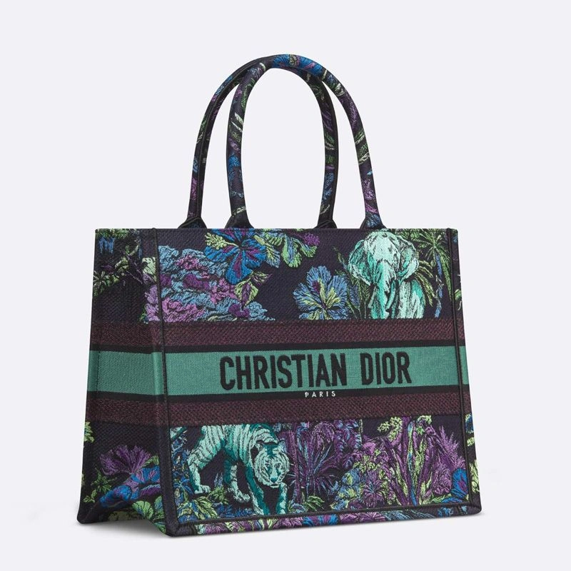 Dior Book Tote In Toile De Jouy Voyage Motif Canvas Blue Comfortable 3930 - Image 3