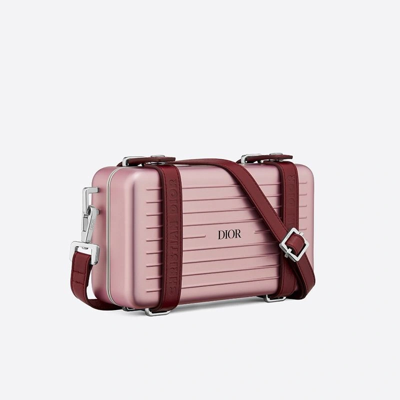 Dior x Rimowa Personal Clutch Aluminum Pink AllSeason 2656 - Image 3