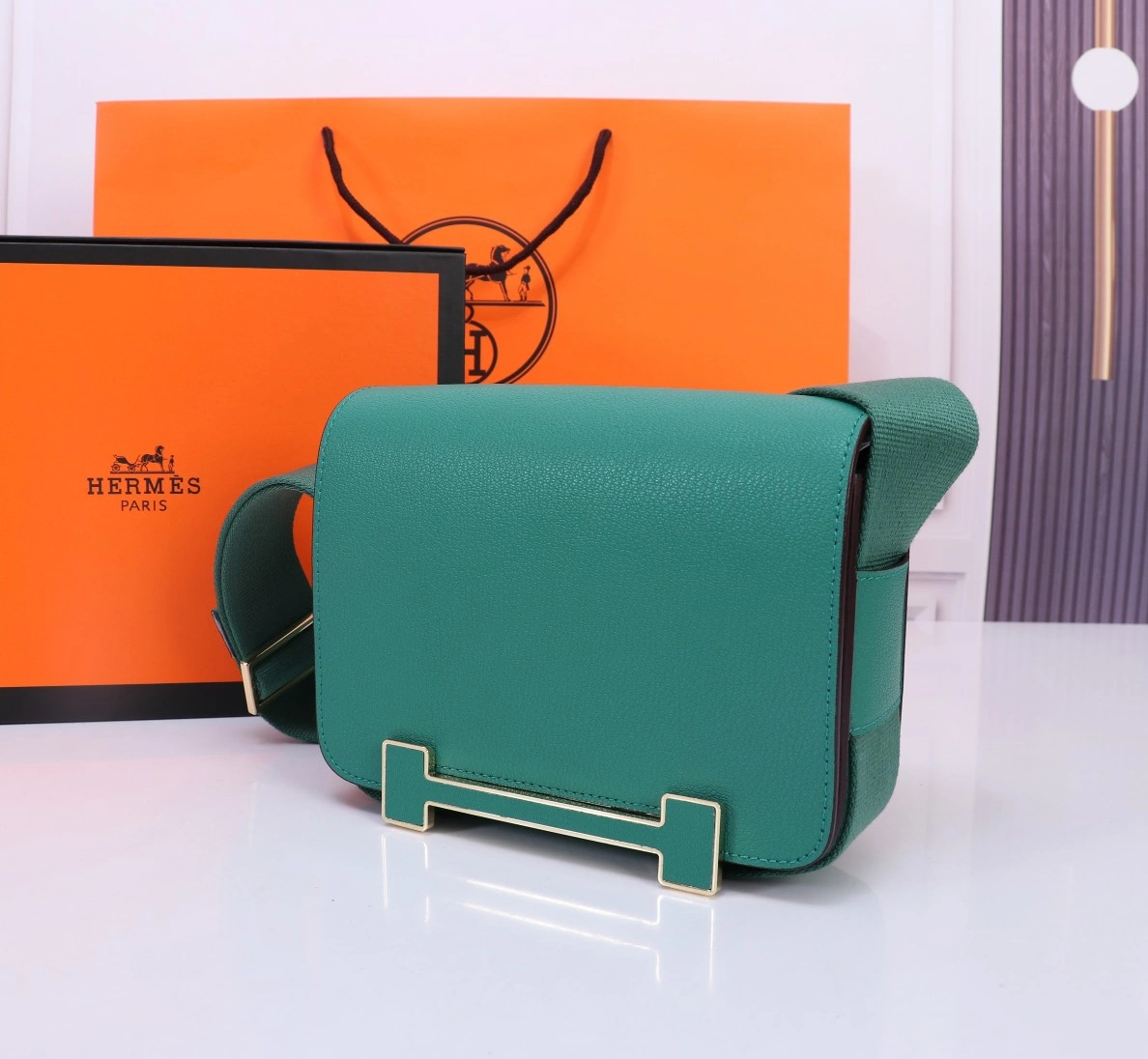 GoodFit 5744 Hermes AAA Quality Messenger Bags For Women - Image 7