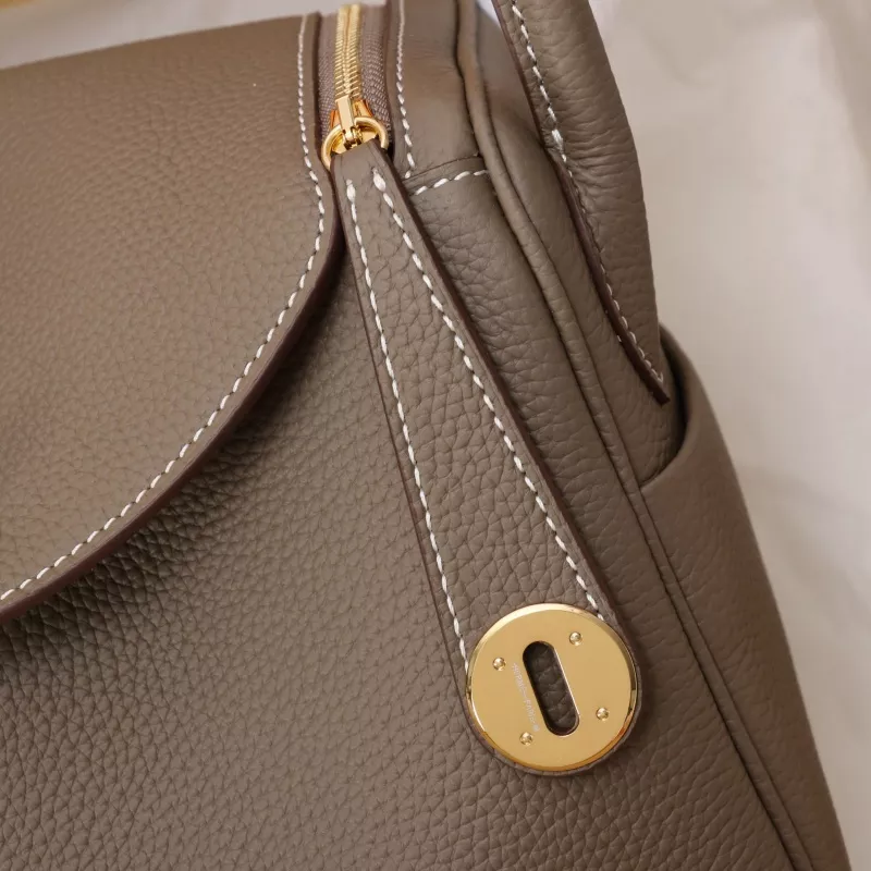 Hermes AAA Quality Handbags In Gold For Women GoAnywhere 4396 - Image 4