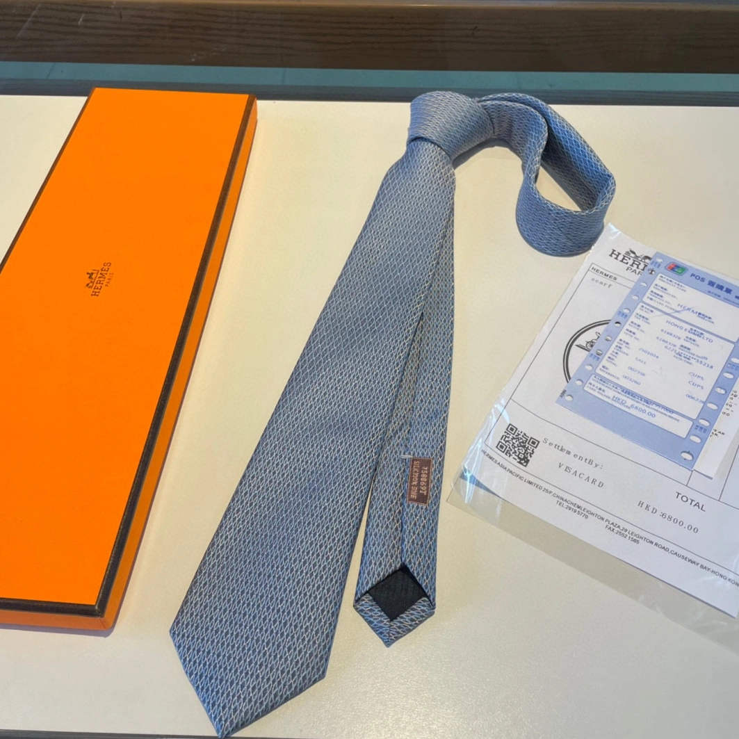 Hermes Necktie For Men Compact 7916