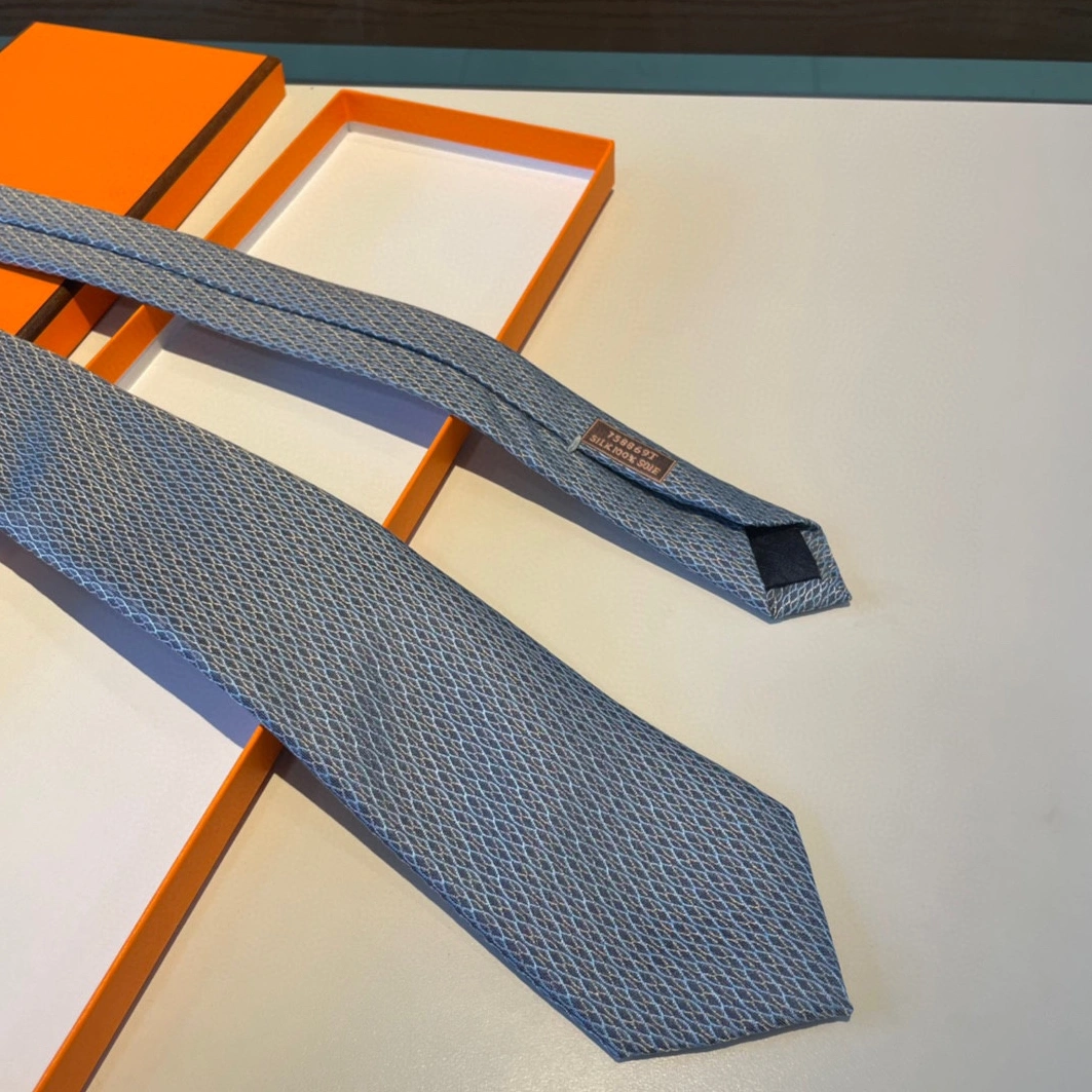 Hermes Necktie For Men Compact 7916 - Image 5