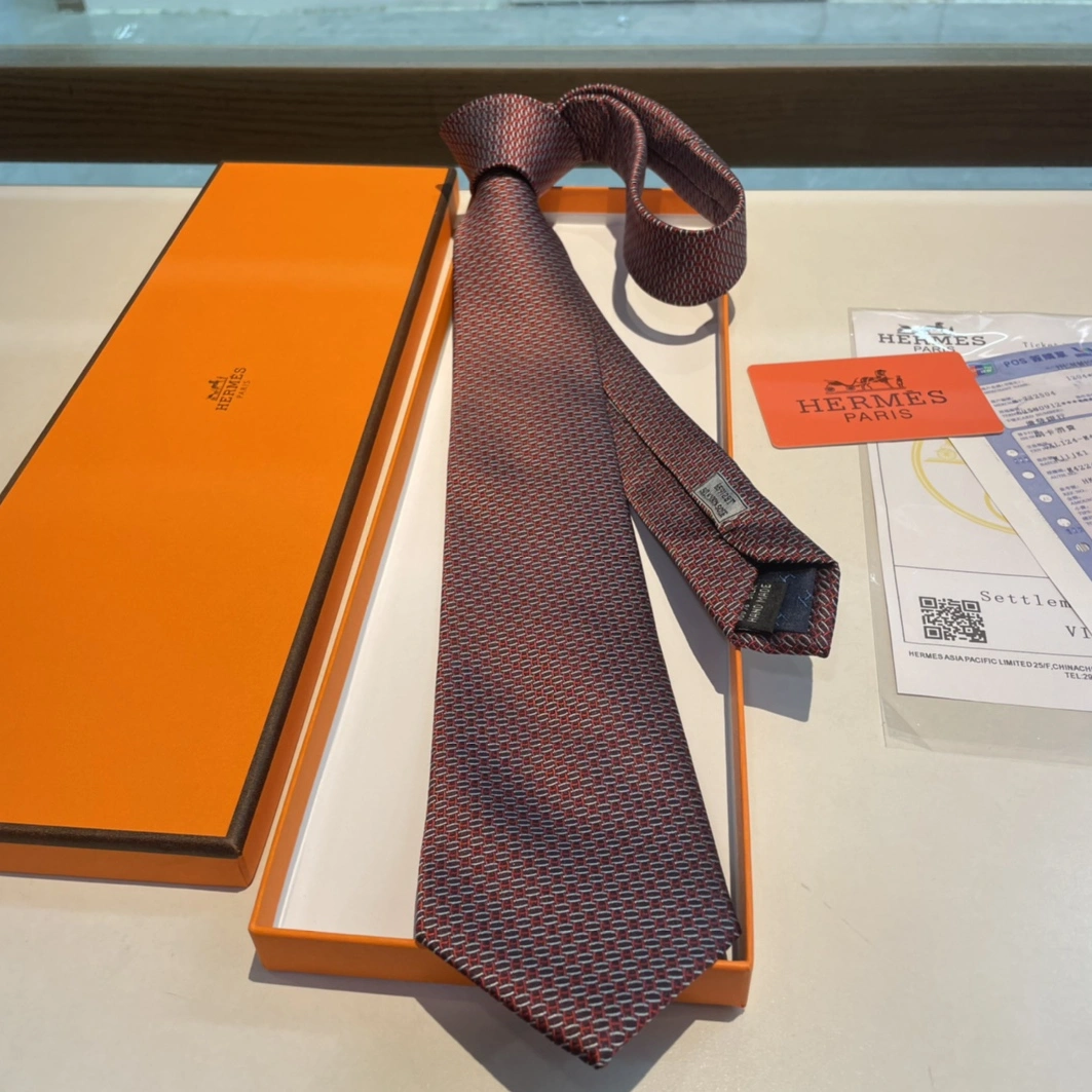 Hermes Necktie For Men Minimalist 1537