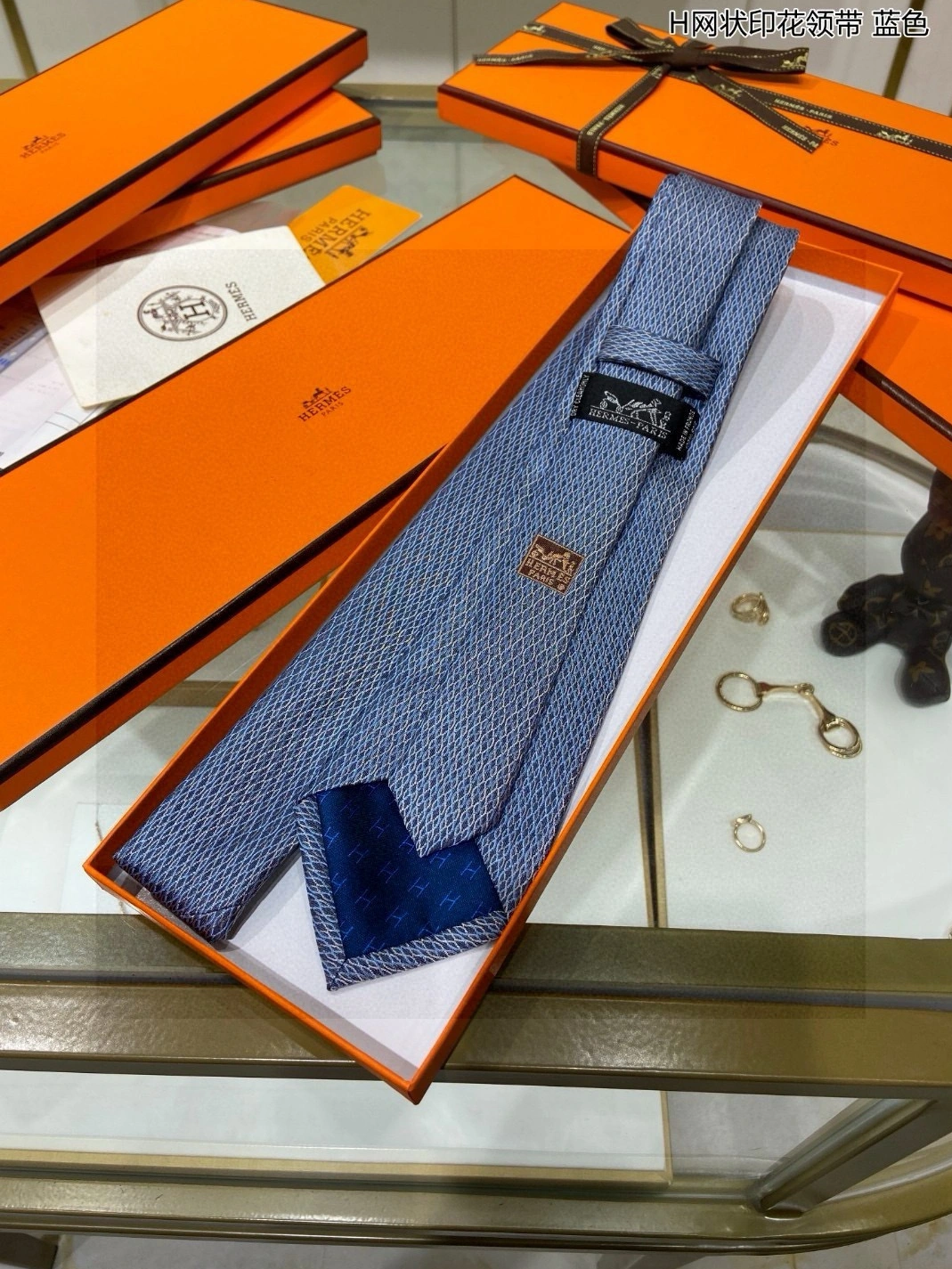 Hermes Necktie For Men StreetReady 7437 - Image 3