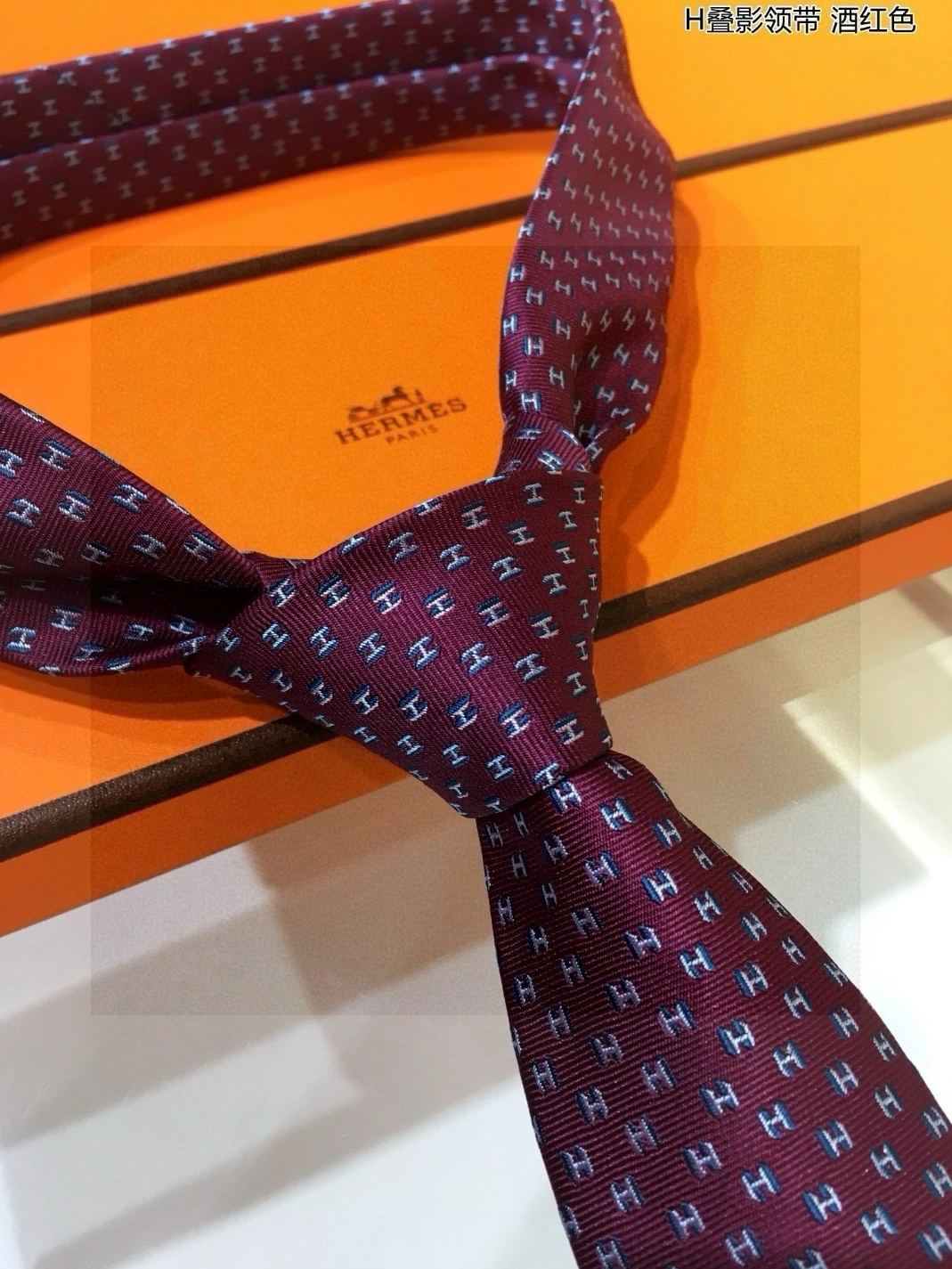 Hermes Necktie For Men Trendy 1617 - Image 3
