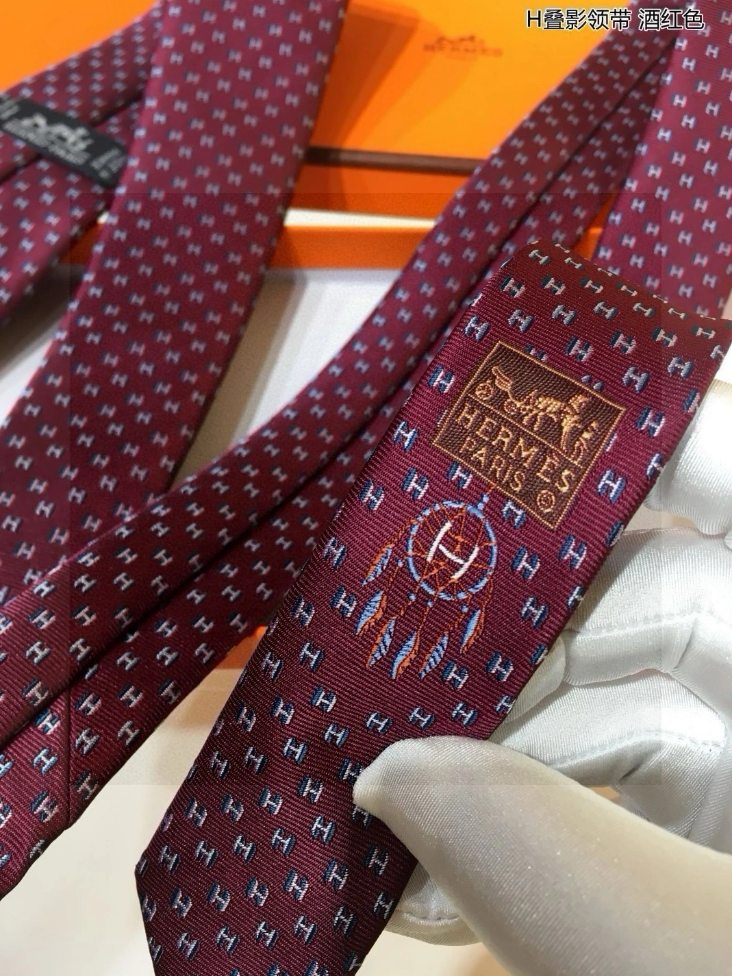 Hermes Necktie For Men Trendy 1617 - Image 5