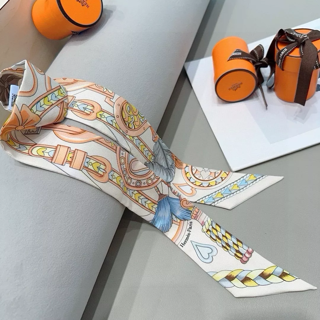 Hermes Silk Scarf Sleek 3940