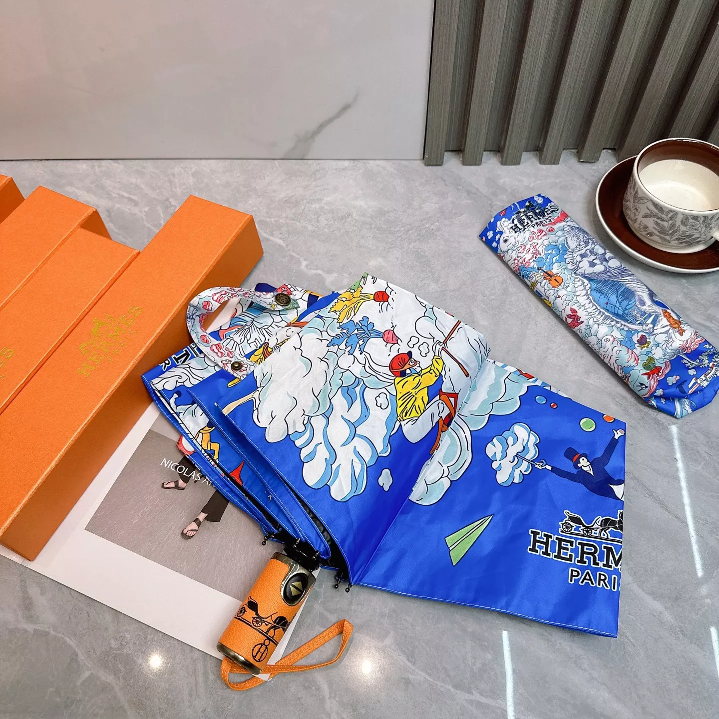 Hermes Umbrellas Classic 9378 - Image 3