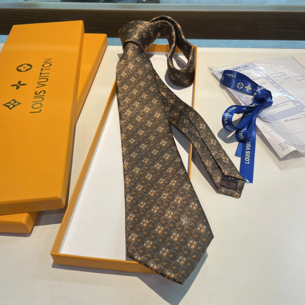 Lightweight 8306 Louis Vuitton LV Necktie For Men - Image 3