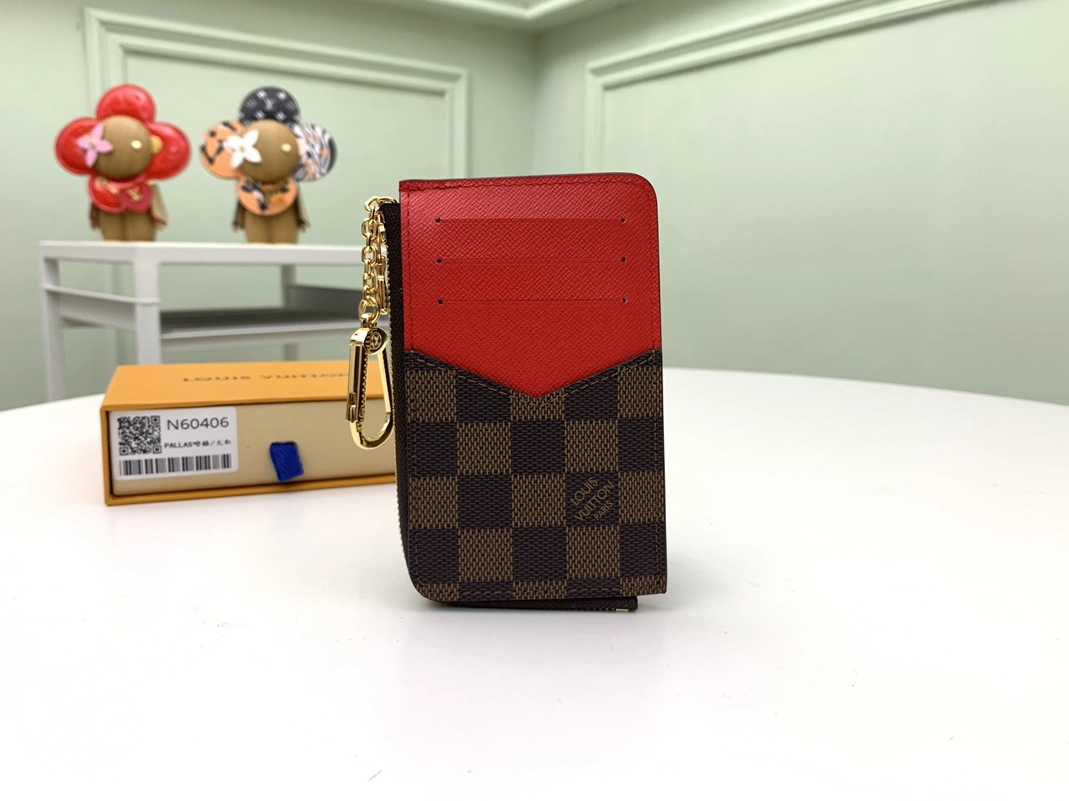 Louis Vuitton AAA Quality Card Case In Red For Women Timeless 1683