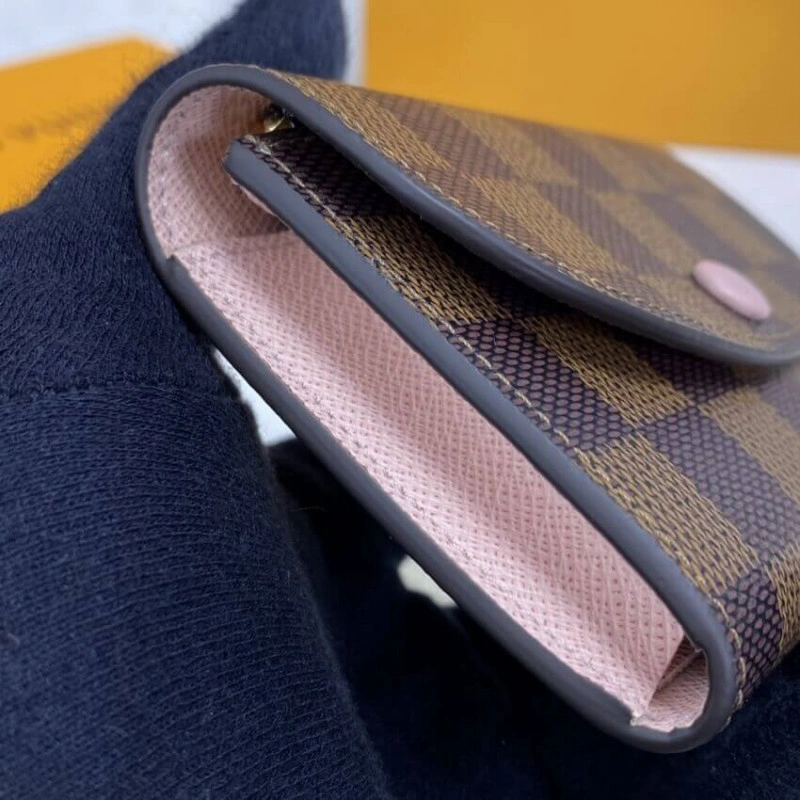 Flat pock Louis Vuitton Damier Ebene Rosalie Coin Purse - Image 5