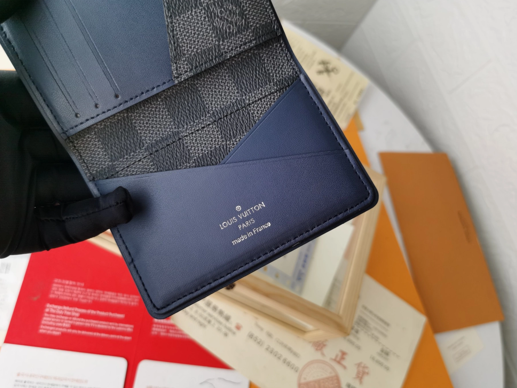 Louis Vuitton LV Card Case For Unisex Sleek 2907 - Image 7