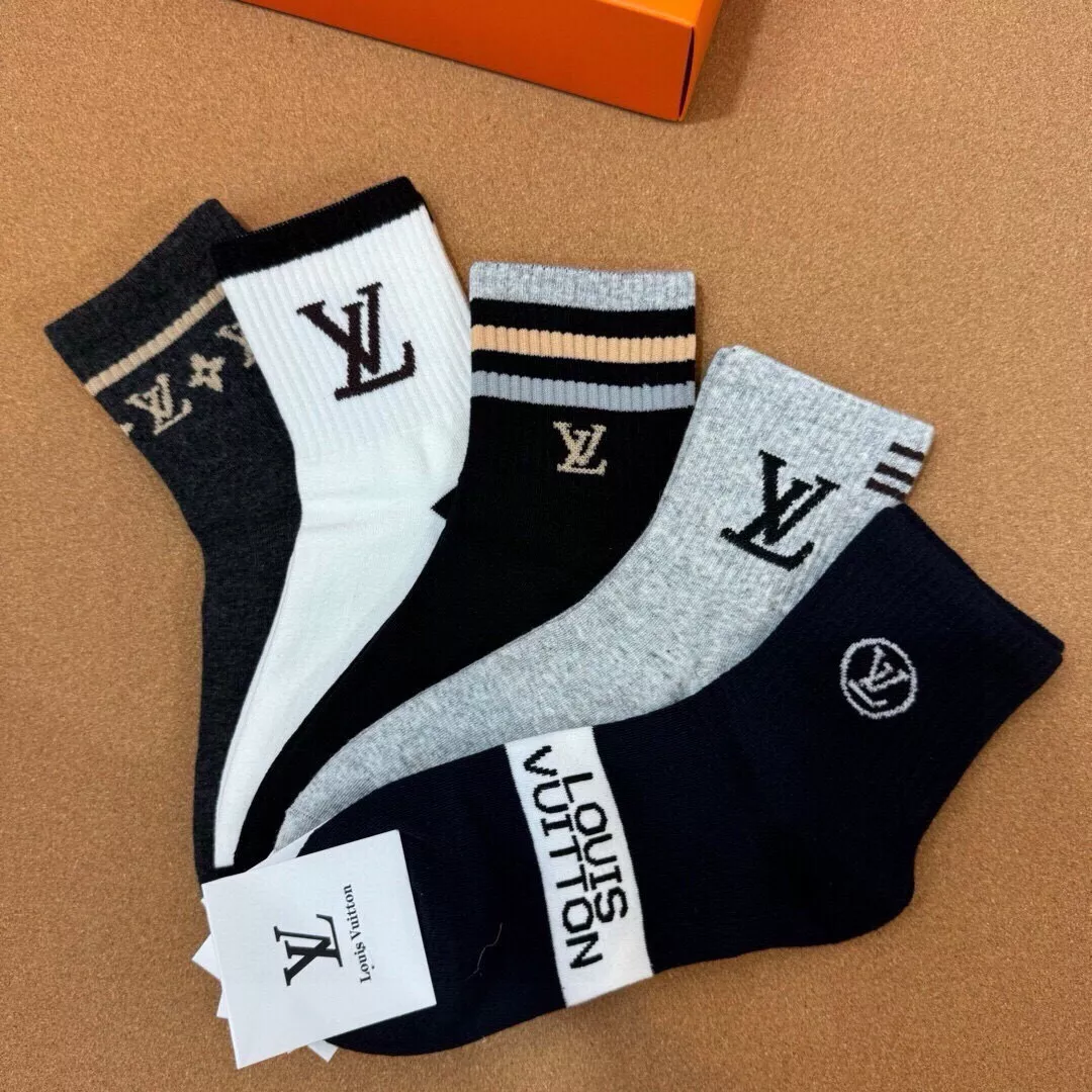 Louis Vuitton LV Socks GoodFit 3537 - Image 3