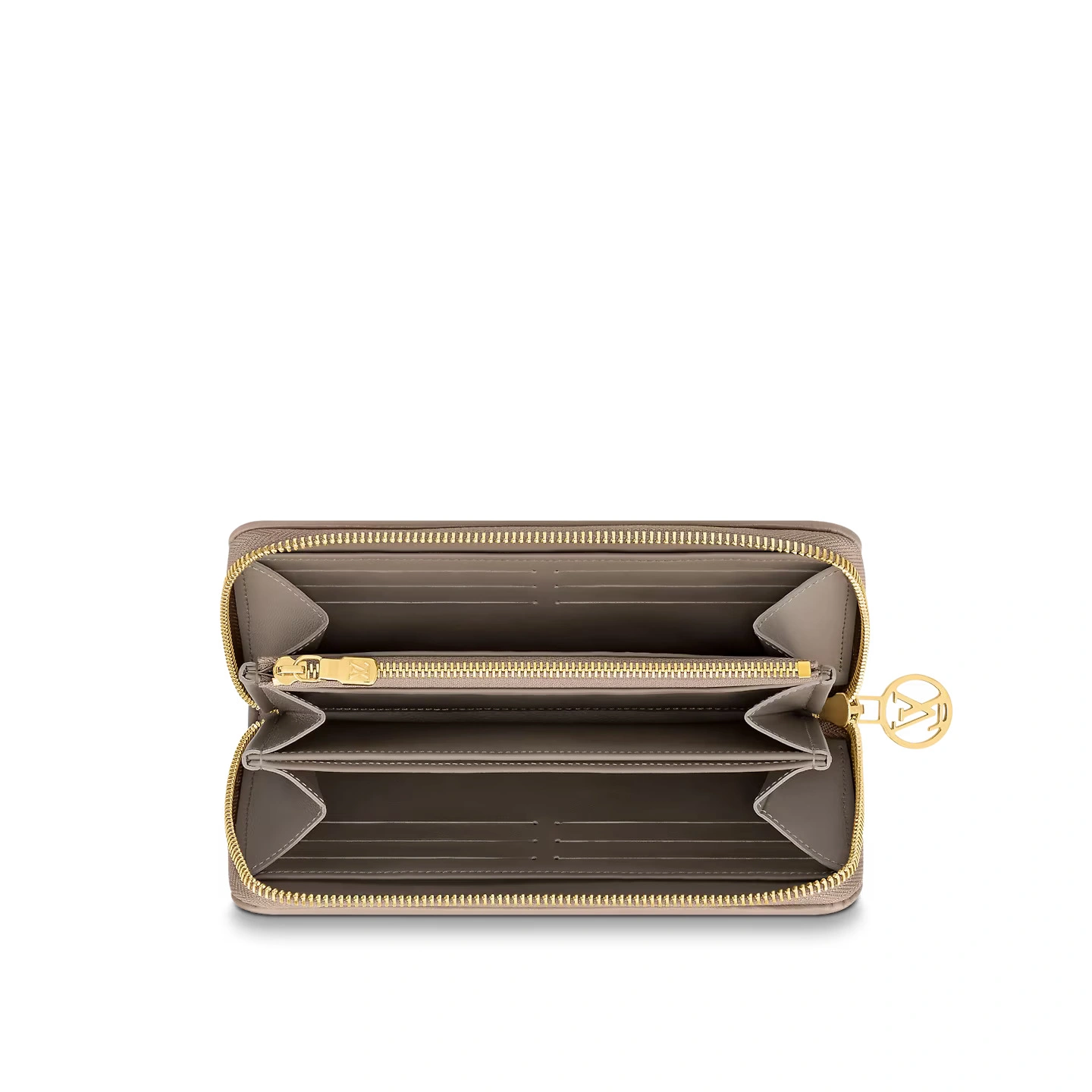 Louis Vuitton Taupe M81511 Zippy Wallet - Image 3