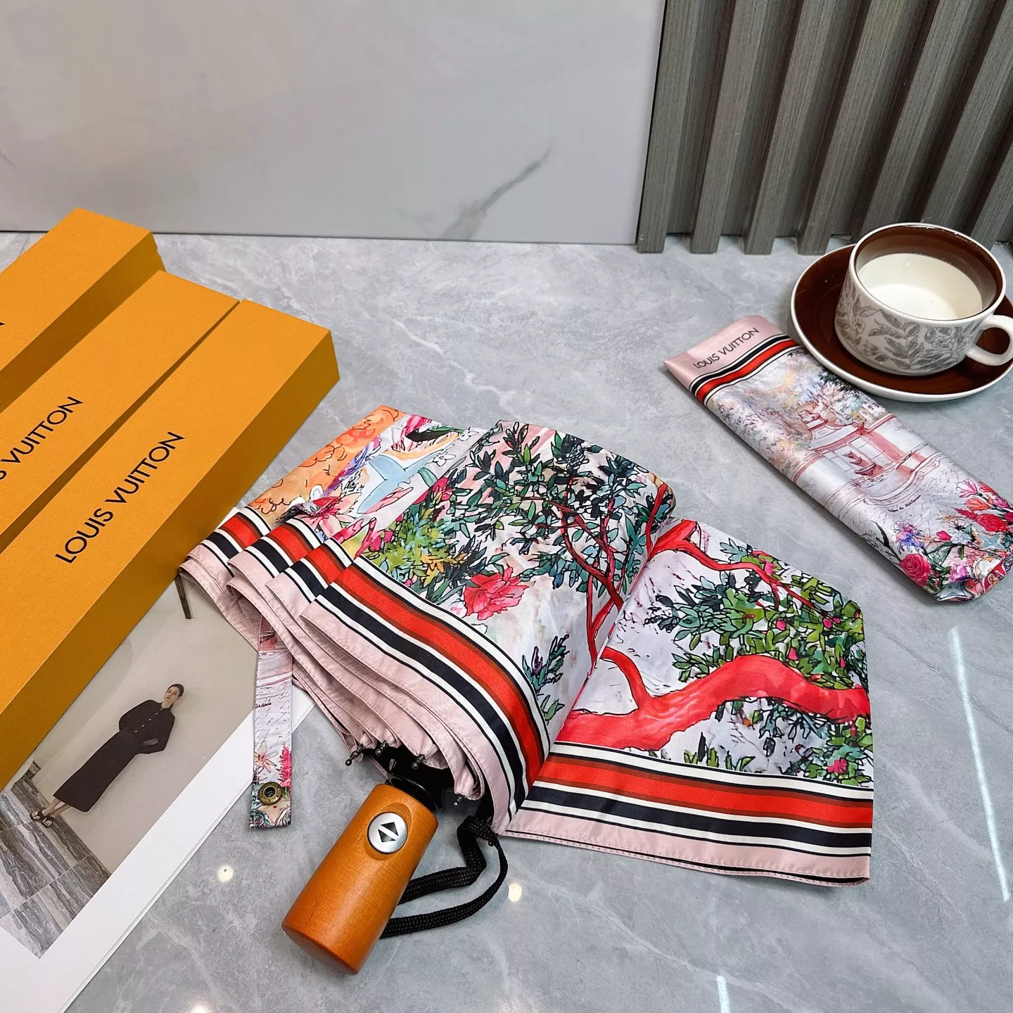 Louis Vuitton Umbrellas Lightweight 5572 - Image 3