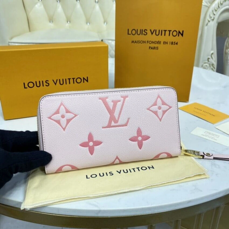 Zip closu Louis Vuitton Zippy Wallet Bouton de Rose - Image 3