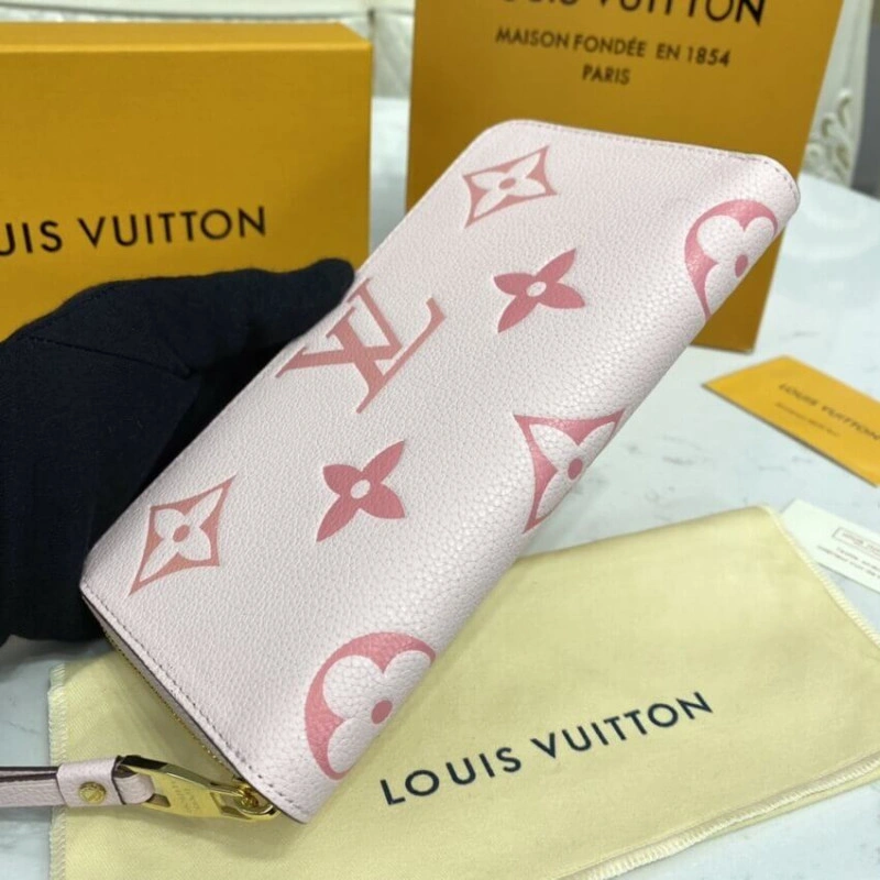 Zip closu Louis Vuitton Zippy Wallet Bouton de Rose - Image 4