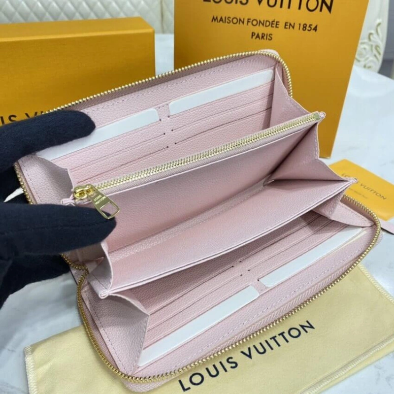 Zip closu Louis Vuitton Zippy Wallet Bouton de Rose - Image 10