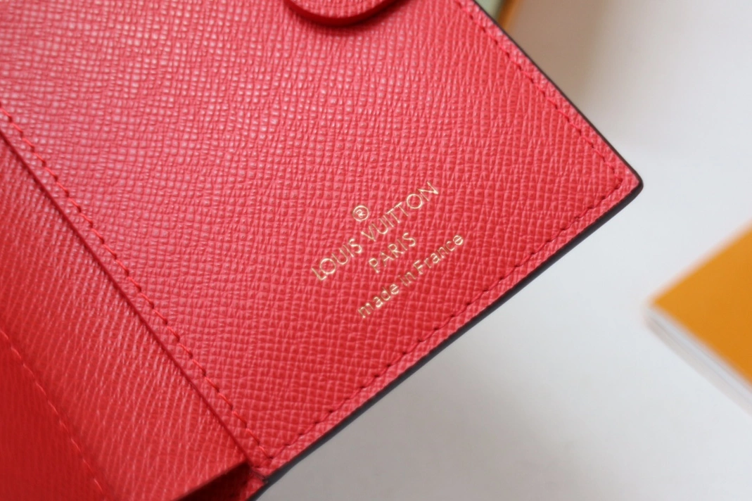 Reliable 5370 Louis Vuitton AAA Quality Card Case In Red - Image 7