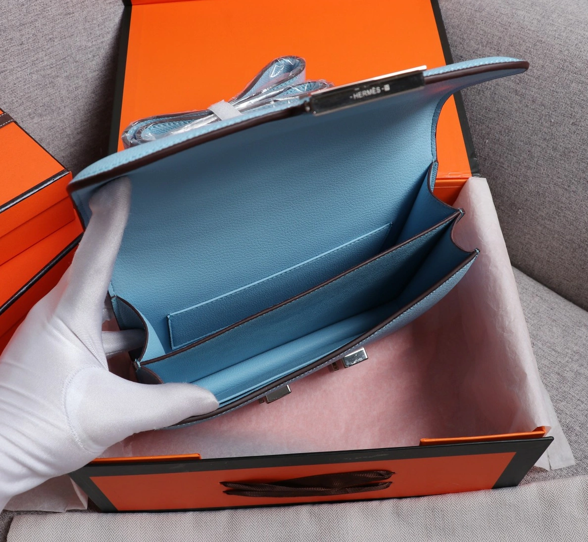 Sophisticated 7044 Hermes AAA Quality Messenger Bags For Women - Image 3