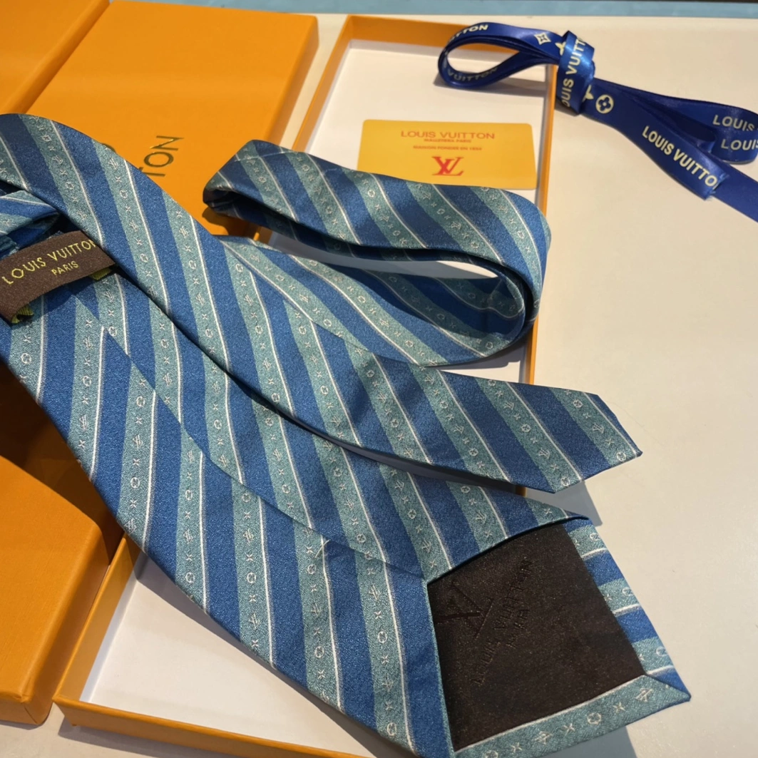 Sophisticated 8889 Louis Vuitton LV Necktie For Men - Image 5