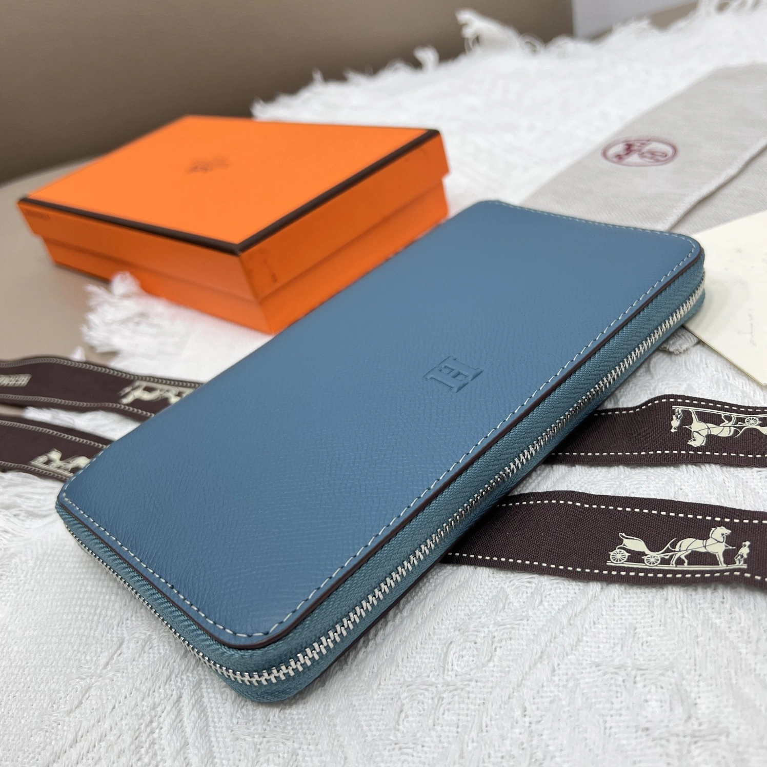 Stylish 7938 Hermes AAA Quality Wallets - Image 5