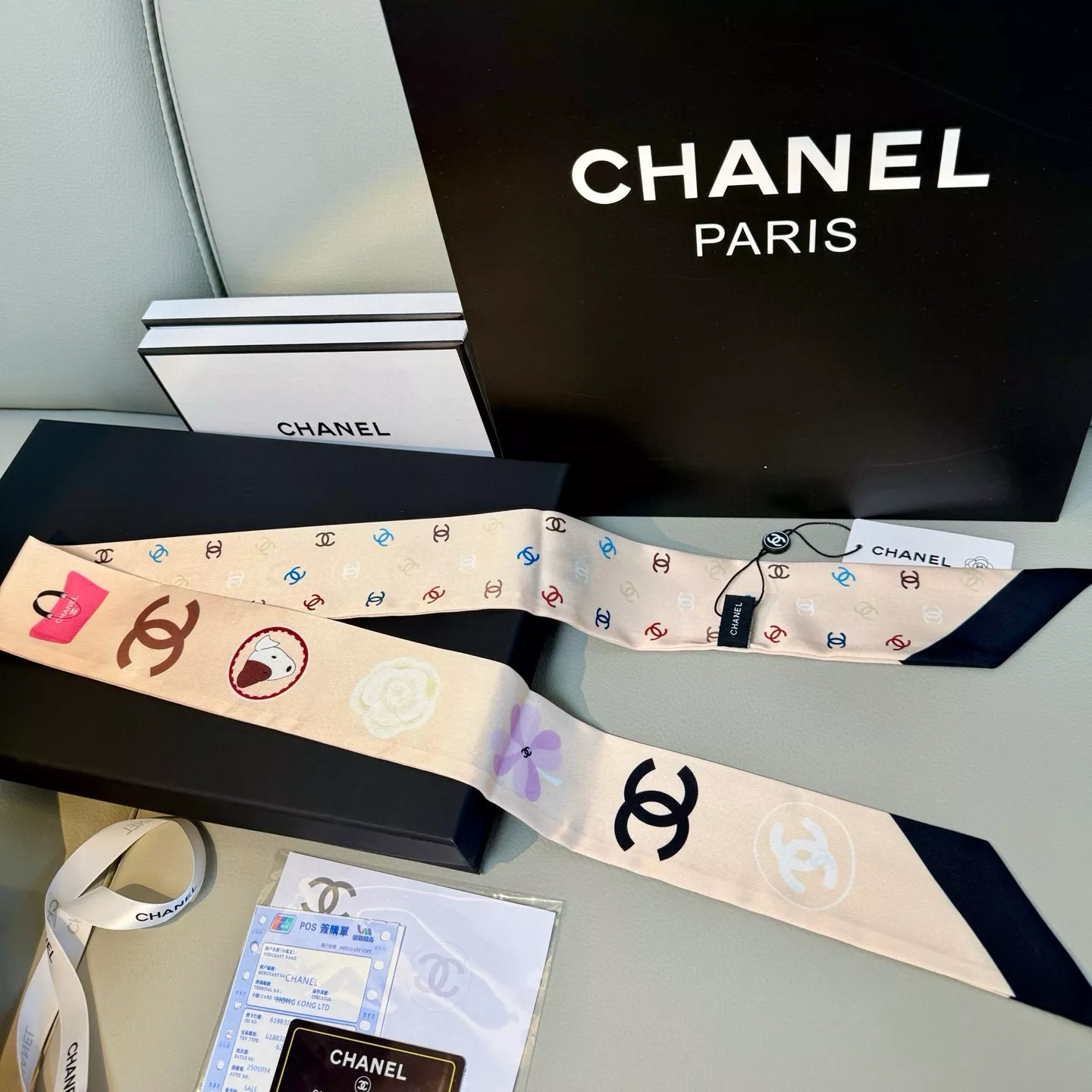 Timeless 2898 Chanel Silk Scarf