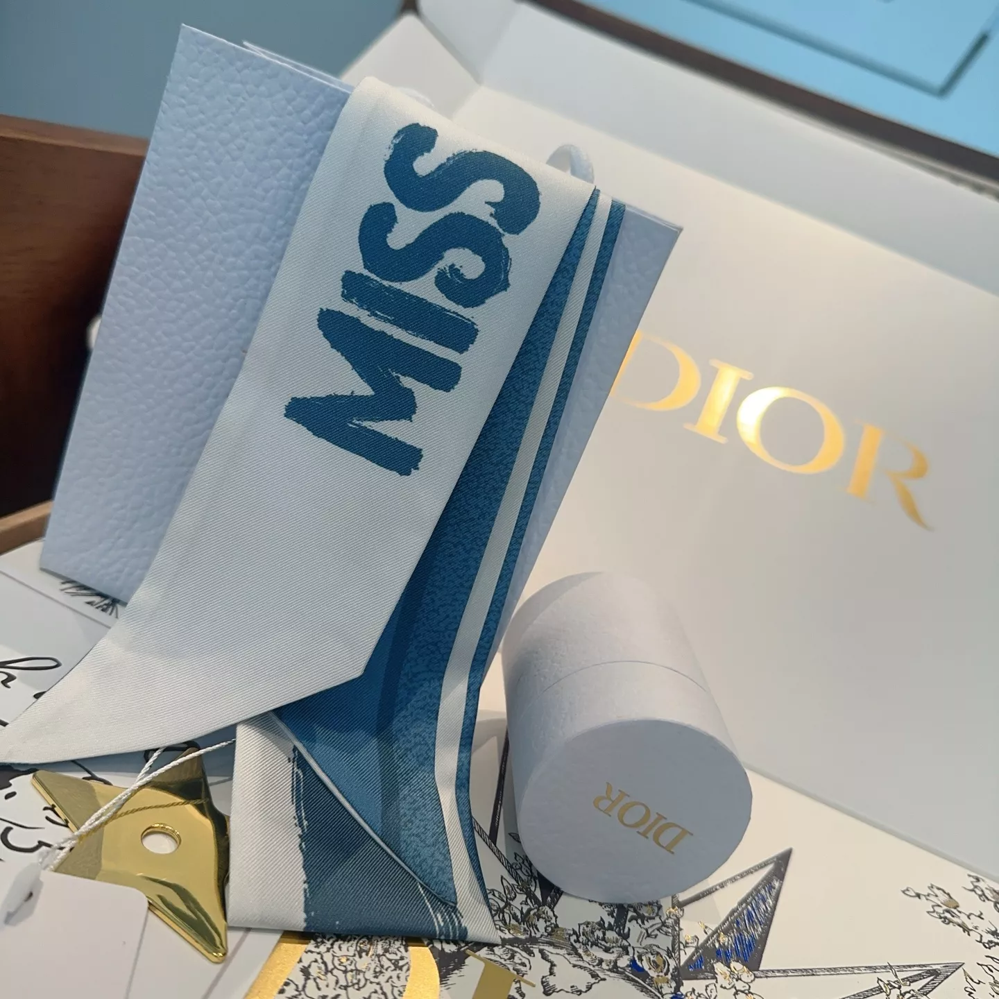 TopPick 7695 Christian Dior Silk Scarf