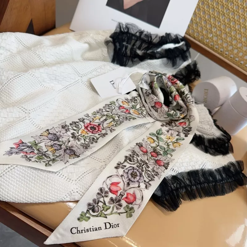 Unique 321 Christian Dior Silk Scarf - Image 6