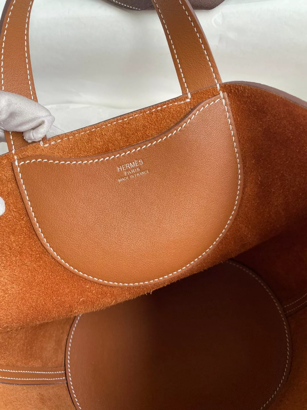 Versatile 961 Hermes AAA Quality Handbags In Silver For Women - Image 6