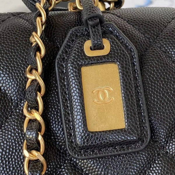 CHANEL SMALL FLAP BAG WITH TOP HANDLE StreetReady 977 - Image 6