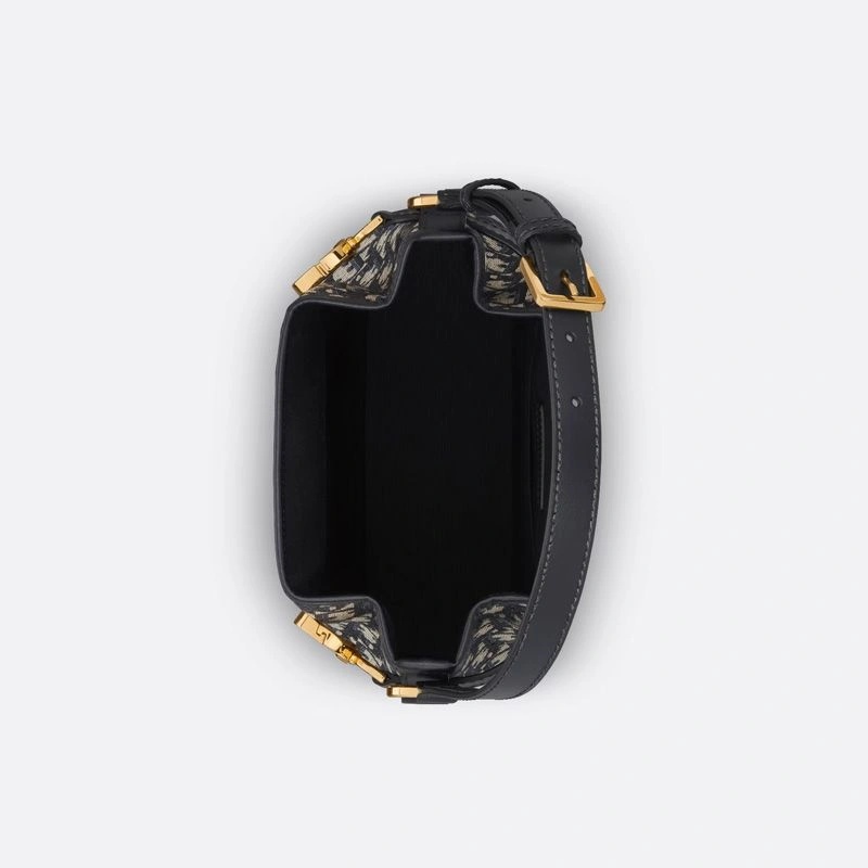 Medium C'est Dior Bag Oblique Motif Canvas Blue - Image 4