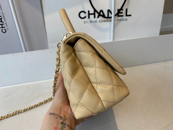 CHANEL MINI FLAP BAG WITH TOP HANDLE NewStyle 1042 - Image 6