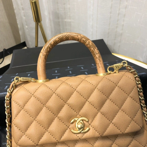 CHANEL COCO HANDLE BAG Comfortable 1097 - Image 4
