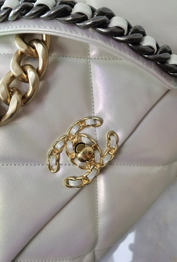 CHANEL 19 LARGE FLAP BAG NewStyle 80 - Image 8