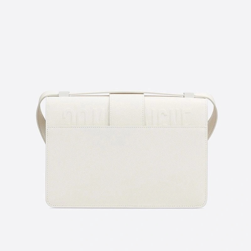 Dior 30 Montaigne Bag Ultramatte Grained Calfskin White - Image 3