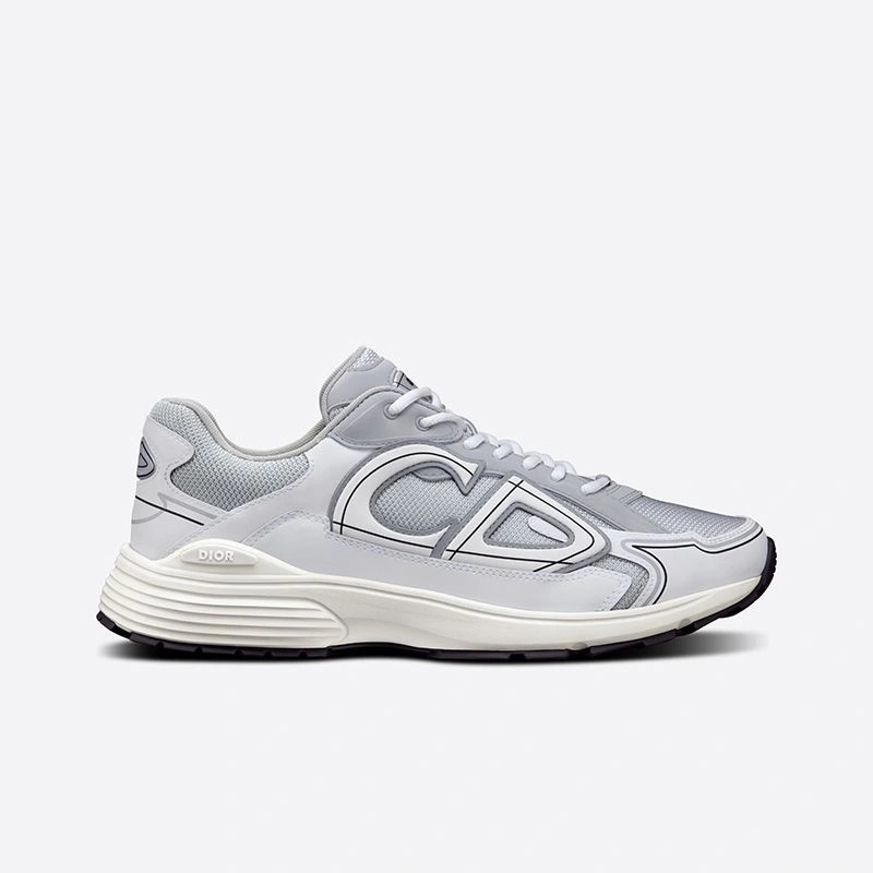 Dior B30 Sneakers Unisex Mesh and Technical Fabric White - Image 3