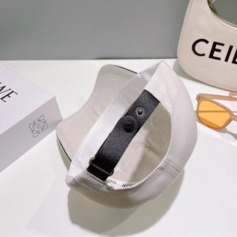 Dior Baseball Cap Christian Dior Atelier Motif Cotton White - Image 3