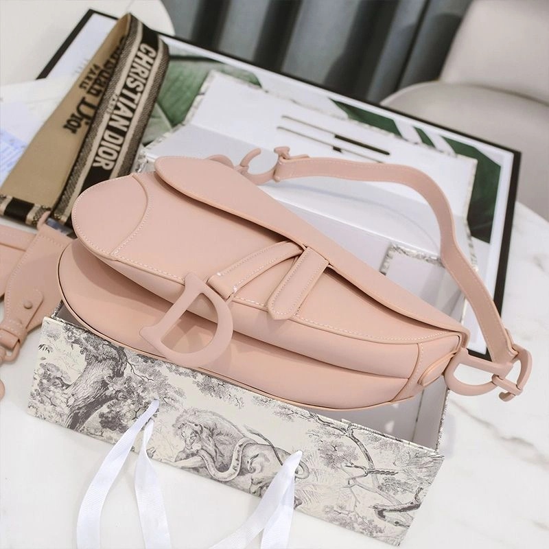 Dior Saddle Bag Ultramatte Calfskin Cherry - Image 3