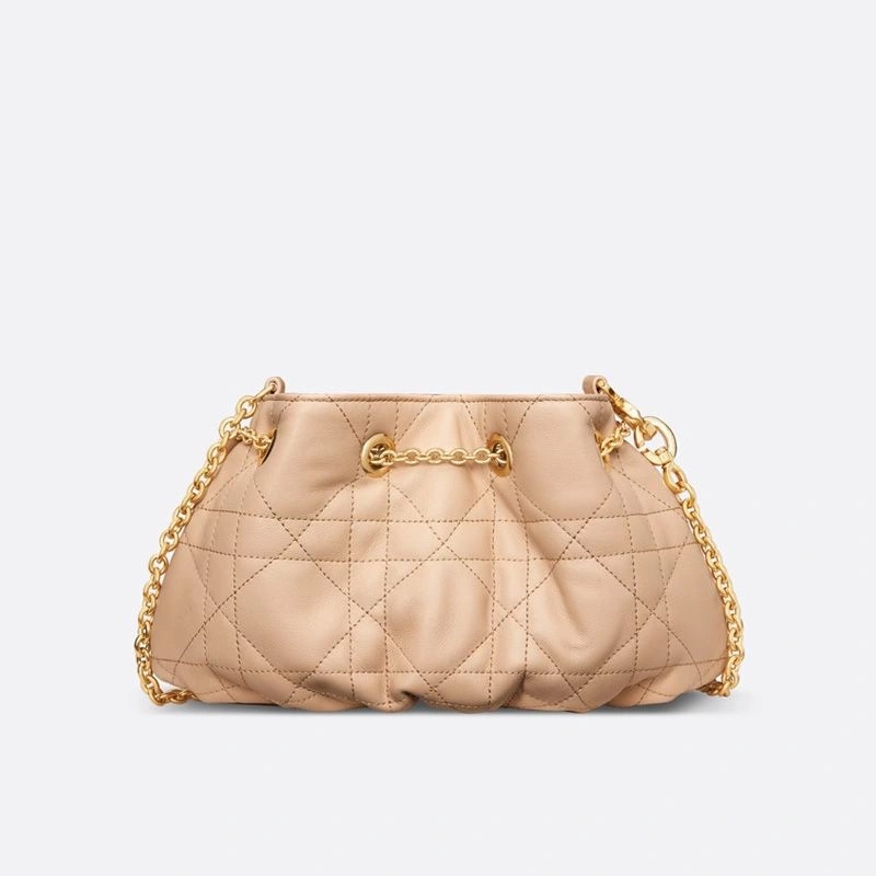 Small Dior Ammi Bag Macrocannage Lambskin Pink - Image 3