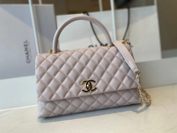 CHANEL LARGE FLAP BAG WITH TOP HANDLE EasyMatch 1028 - Image 10